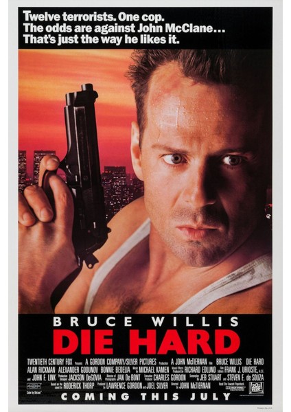 Die Hard (1988) 3 ( Folyo ) - Afiş - POSTER-2478 ( 70 cm x 100 cm )