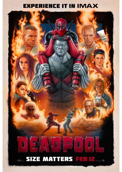 Deadpool (2016) 0008 ( Folyo ) - Afiş - POSTER-2369 ( 70 cm x 100 cm )