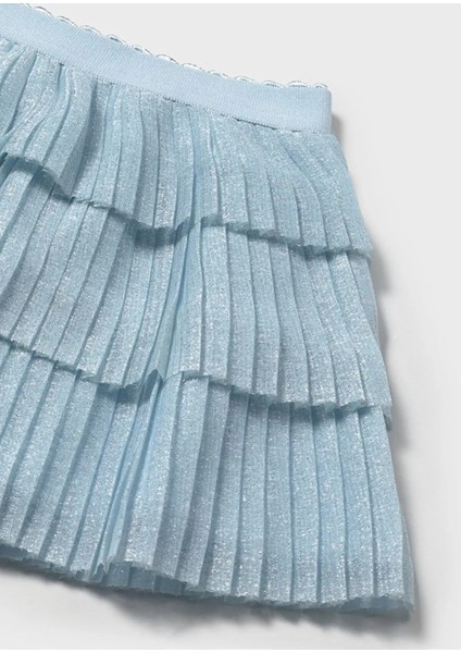 Kız Çocuk Pileli Içi Astarlı Tül Etek modelleri