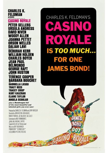 Casino Royale (1967) ( Folyo ) - Afiş - POSTER-2070 ( 70 cm x 100 cm )