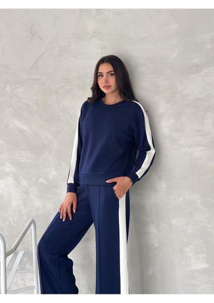 Yumuşak Doku Modal Kumaş Garnili Eşofman Takımı