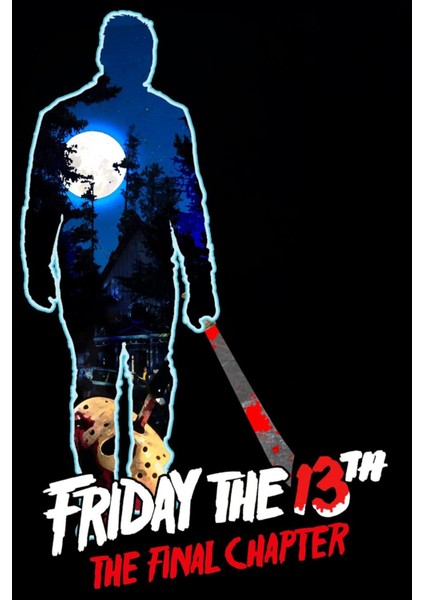 Friday The 13TH The Final Chapter (1984) 1 ( Folyo ) - Afiş - POSTER-2947 ( 70 cm x 100 cm )