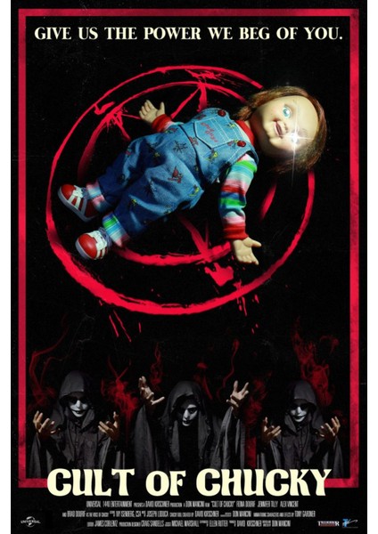 Cult Of Chucky (2017) 1 ( Folyo ) - Afiş - POSTER-2294 ( 70 cm x 100 cm )