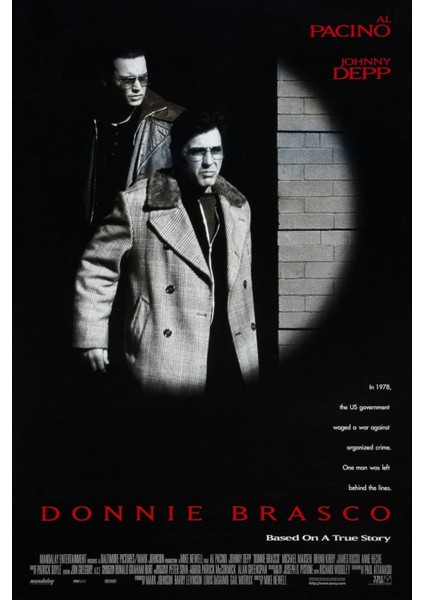 Donnie Brasco (1997) 1 ( Folyo ) - Afiş - POSTER-2537 ( 70 cm x 100 cm )