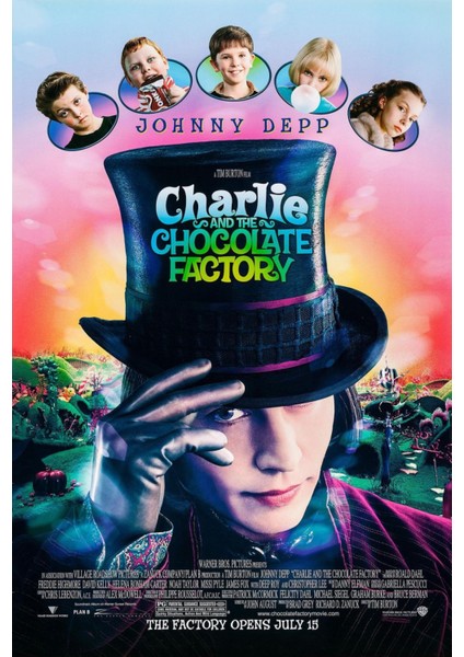 Charlie And The Chocolate Factory (2005) 1 ( Folyo ) - Afiş - POSTER-2103 ( 70 cm x 100 cm )