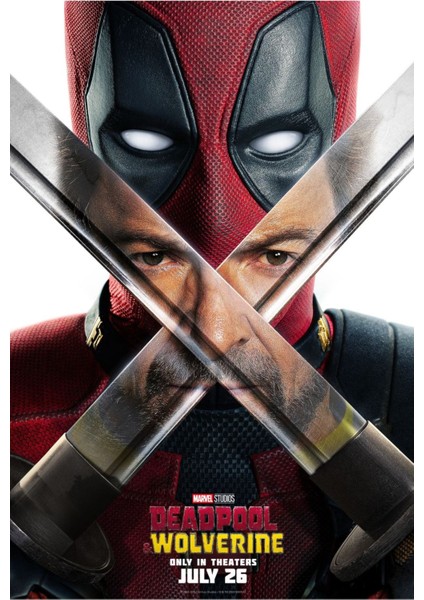 Deadpool & Wolverine (2024) 0003 ( Folyo ) - Afiş - POSTER-2350 ( 70 cm x 100 cm )