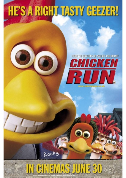 Aktüel Chicken Run (2000) 1 (Folyo / Afiş / Poster) 2116 Fiyatı