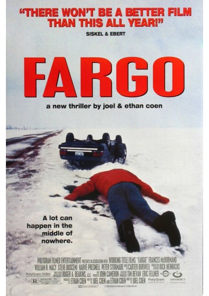 Fargo (1996) 1 (Folyo / Afiş / Poster) 2800 ( 70 cm x 100 cm )