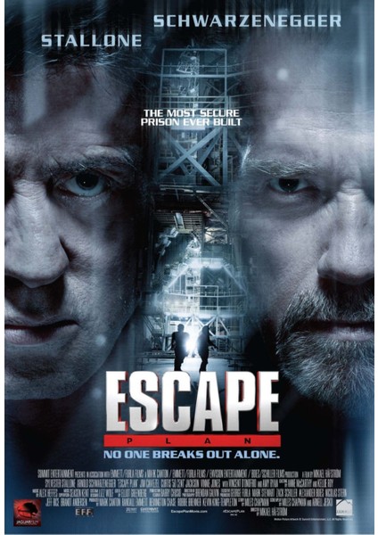 Escape Plan (2013) 1 (Folyo / Afiş / Poster) 2700 ( 70 cm x 100 cm )