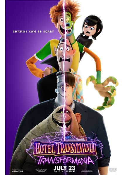 Hotel Transylvania Transformania (2022) 3 (Folyo / Afiş / Poster) 3613 ( 70 cm x 100 cm )