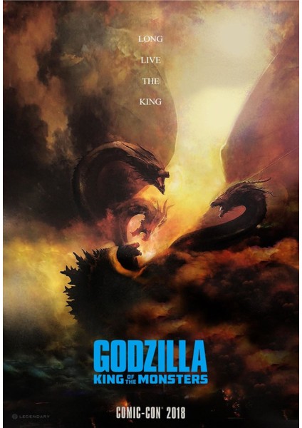 Godzilla King Of The Monsters (2019) 1 (Folyo / Afiş / Poster) 3106 ( 70 cm x 100 cm )