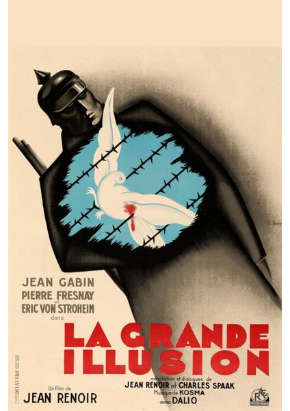 Grand Illusion (1937) (Folyo / Afiş / Poster) 3180 ( 70 cm x 100 cm )