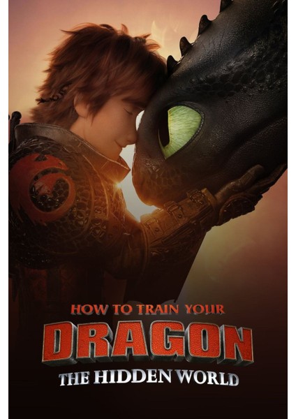 How To Train Your Dragon The Hidden World (2019) 8 (Folyo / Afiş / Poster) 3648 ( 70 cm x 100 cm )
