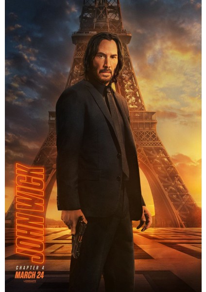 John Wick Chapter 4 (2023) 0015 (Folyo / Afiş / Poster) 3985 ( 70 cm x 100 cm )