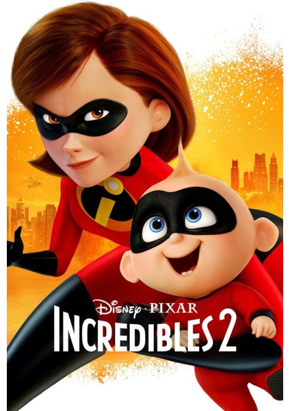 Incredibles 2 (2018) 2 (Folyo / Afiş / Poster) 3746 ( 70 cm x 100 cm )