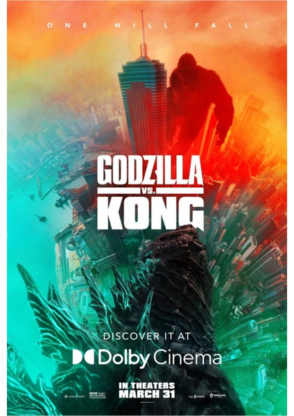 Godzilla Vs. Kong (2021) 11 (Folyo / Afiş / Poster) 3130 ( 70 cm x 100 cm )