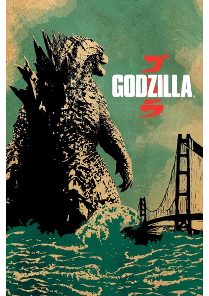 Godzilla (2014) 6 (Folyo / Afiş / Poster) 3102 ( 70 cm x 100 cm )