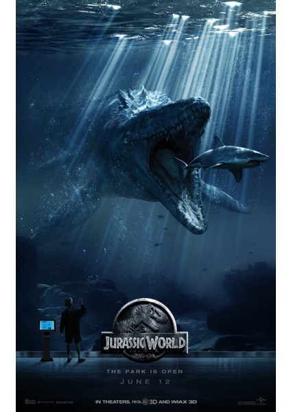 Jurassic World (2015) 4 ( Folyo ) - Afiş - POSTER-4050 ( 70 cm x 100 cm )