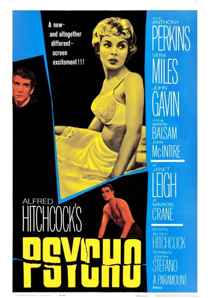 Psycho (1960) 1 Afiş - Poster ( Folyo ) - Afiş - POSTER-5215 ( 70 cm x 100 cm )