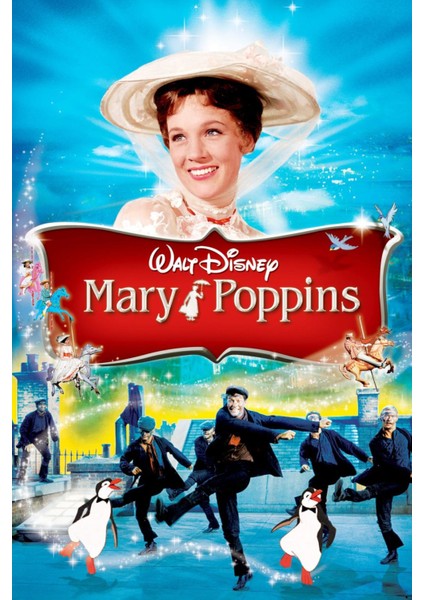 Mary Poppins (1964) ( Folyo ) - Afiş - POSTER-4504 ( 70 cm x 100 cm )
