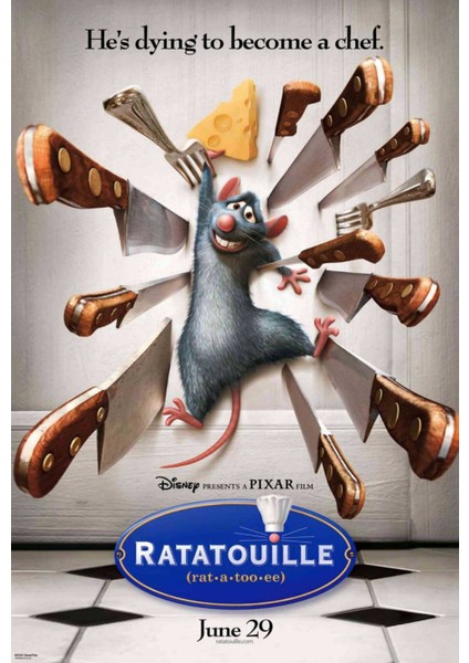Ratatouille (2007) 0004 Afiş - Poster ( Folyo ) - Afiş - POSTER-5315 ( 70 cm x 100 cm )