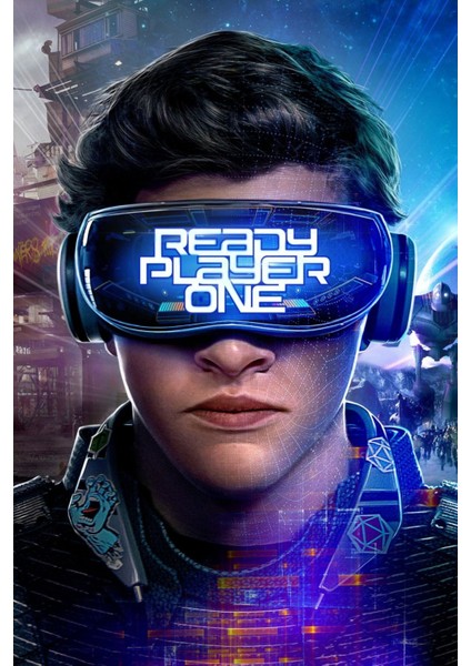 Ready Player One (2018) 2 Afiş - Poster ( Folyo ) - Afiş - POSTER-5325 ( 70 cm x 100 cm )