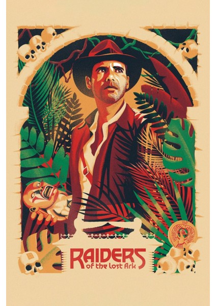 Raiders Of The Lost Ark (1981) 5 Afiş - Poster ( Folyo ) - Afiş - POSTER-5271 ( 70 cm x 100 cm )