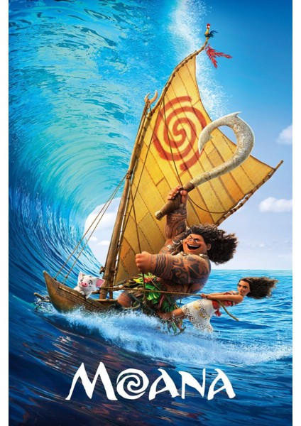 Moana (2016) 3 ( Folyo ) - Afiş - POSTER-4652 ( 70 cm x 100 cm )
