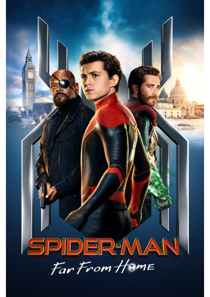 Spider-Man Far From Home (2019) 6 Afiş - Poster ( Folyo ) - Afiş - POSTER-5935 ( 70 cm x 100 cm )