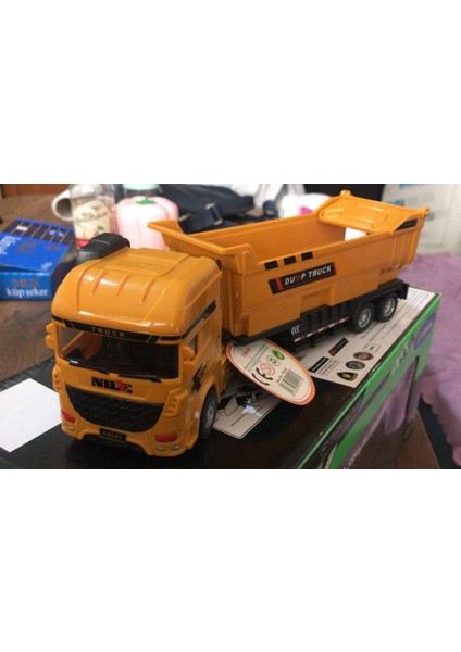 Oyuncak Koleksiyon Iş Makinaları Kum Kamyonu Taşıyıcı 25 cm