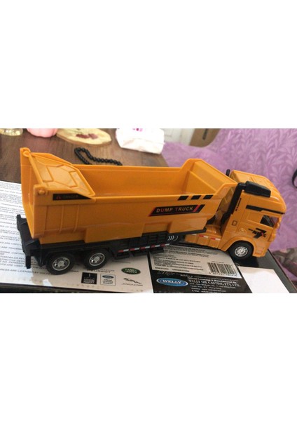 Oyuncak Koleksiyon Iş Makinaları Kum Kamyonu Taşıyıcı 25 cm