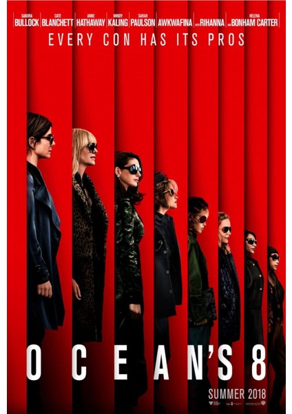 Ocean's Eight (2018) 1 (Folyo / Afiş / Poster) 4885 ( 70 cm x 100 cm )