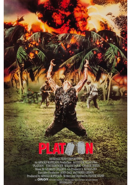 Platoon (1986) (Folyo / Afiş / Poster) 5111 ( 70 cm x 100 cm )