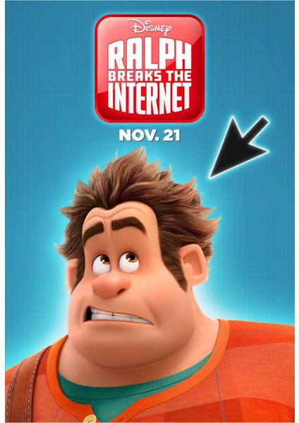 Ralph Breaks The Internet Wreck-It Ralph 2 (2018) 2 (Folyo / Afiş / Poster) 5280 ( 70 cm x 100 cm )