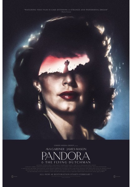 Pandora And The Flying Dutchman (1951) 2 (Folyo / Afiş / Poster) 4971 ( 70 cm x 100 cm )