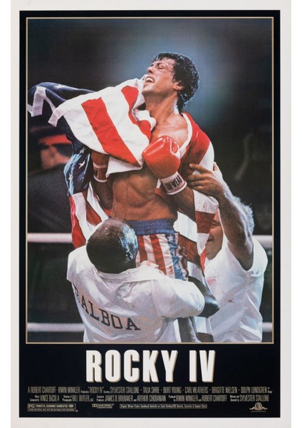 Rocky Iv (1985) 3 (Folyo / Afiş / Poster) 5514 ( 70 cm x 100 cm )