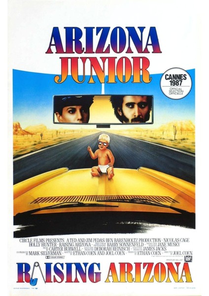 Raising Arizona (1987) 1 (Folyo / Afiş / Poster) 5274 ( 70 cm x 100 cm )