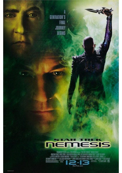 Star Trek Nemesis (2002) 1 (Folyo / Afiş / Poster) 6059 ( 70 cm x 100 cm )