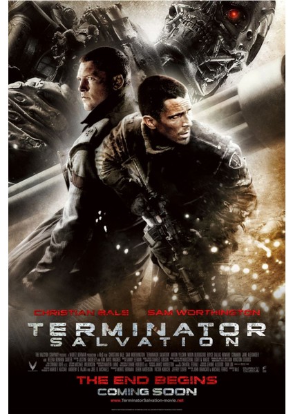 Terminator Salvation (2009) 4 (Folyo / Afiş / Poster) 6451 ( 70 cm x 100 cm )