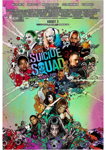 Suicide Squad (2016) 41 (Folyo / Afiş / Poster) 6272 ( 70 cm x 100 cm )