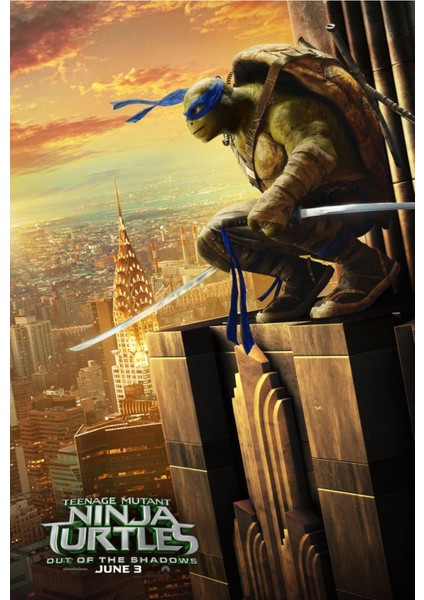 Teenage Mutant Ninja Turtles Out Of The Shadows (2016) (Folyo / Afiş / Poster) 6417 ( 70 cm x 100 cm )