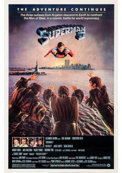 Superman II (1980) (Folyo / Afiş / Poster) 6296 ( 70 cm x 100 cm )