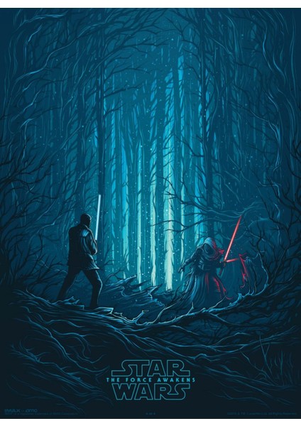 Star Wars The Force Awakens (2015) 10 (Folyo / Afiş / Poster) 6136 ( 70 cm x 100 cm )