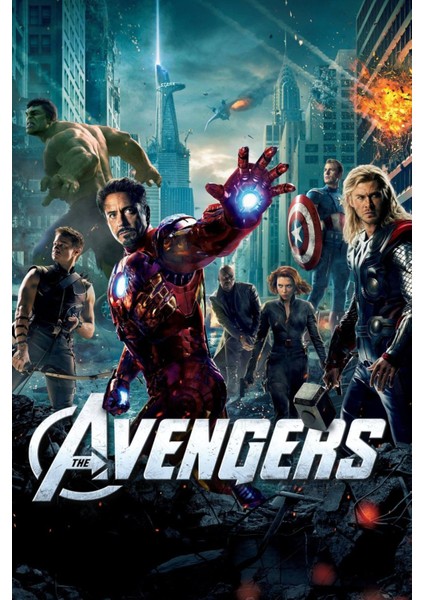 The Avengers (2012) 0001 (Folyo / Afiş / Poster) 6550 ( 70 cm x 100 cm )