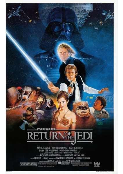 Star Wars Return Of The Jedi (1983) 2 (Folyo / Afiş / Poster) 6117 ( 70 cm x 100 cm )