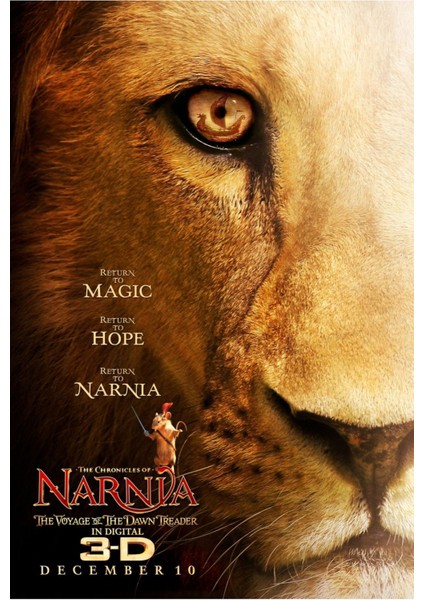 The Chronicles Of Narnia The Voyage Of The Dawn Treader (2010) 3 Afiş - Poster ( Folyo ) - Afiş - POSTER-6696 ( 70 cm x 100 cm )