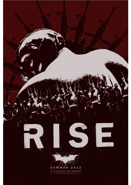 The Dark Knight Rises (2012) 4 Afiş - Poster ( Folyo ) - Afiş - POSTER-6753 ( 70 cm x 100 cm )