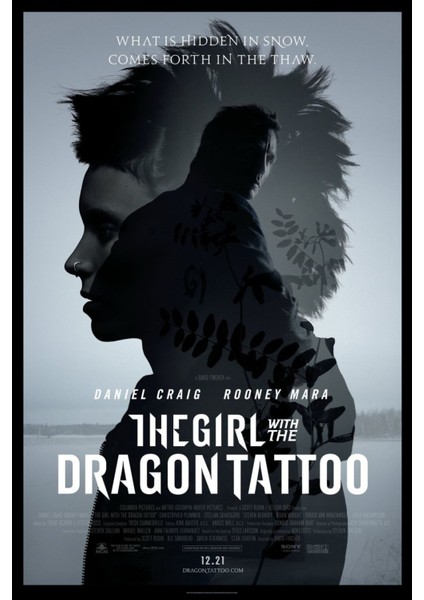The Girl With The Dragon Tattoo (2011) 2 Afiş - Poster ( Folyo ) - Afiş - POSTER-7015 ( 70 cm x 100 cm )