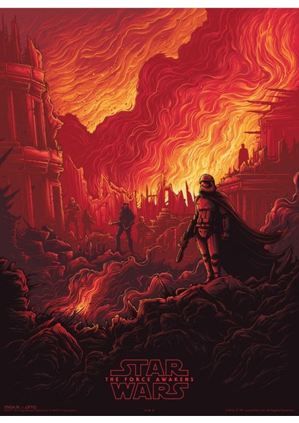 Star Wars The Force Awakens (2015) 4 Afiş - Poster ( Folyo ) - Afiş - POSTER-6130 ( 70 cm x 100 cm )