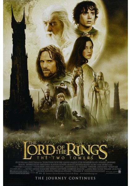 The Lord Of The Rings The Two Towers (2002) 0004 Afiş - Poster ( Folyo ) - Afiş - POSTER-7504 ( 70 cm x 100 cm )